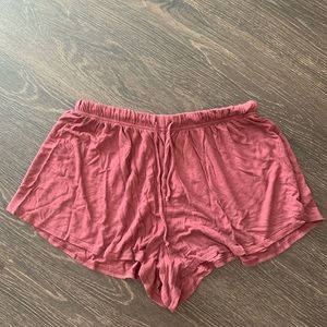 2/$20 Garage maroon comfy shorts